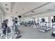 Well-equipped gym featuring treadmills, elliptical machines, weight benches, and free weights for residents at 205 E Harmon Ave # 707, Las Vegas, NV 89169