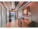 Stylish condo hallway with unique textures, decor and city views at 222 Karen Ave # 3908, Las Vegas, NV 89109