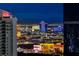 Experience vibrant city nights from this beautiful Vegas property with illuminated buildings and colorful displays at 222 Karen Ave # 3908, Las Vegas, NV 89109