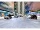 Exterior parking garage at night with an assortment of parked cars at 222 Karen Ave # 3908, Las Vegas, NV 89109