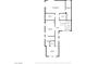 Second floor plan featuring bedrooms, bathrooms, walk-in closets, and hall, and noting stairwell placement at 2861 Queens Courtyard Dr, Las Vegas, NV 89109