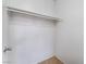 A tidy, bright closet space with a shelf and rod for optimal storage solutions at 3151 Soaring Gulls Dr # 1049, Las Vegas, NV 89128