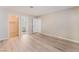 Spacious main bedroom with wood floors and an en-suite bathroom at 3151 Soaring Gulls Dr # 1049, Las Vegas, NV 89128