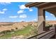Enjoy the views from the balcony overlooking the green fairways and the desert landscape in the background at 405 Paradise Pkwy # 170, Mesquite, NV 89027