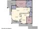 A detailed floorplan shows an efficient layout with a balcony, porch, and patio at 405 Paradise Pkwy # 170, Mesquite, NV 89027