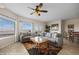 Cozy living room filled with natural light and comfortable seating area at 405 Paradise Pkwy # 170, Mesquite, NV 89027