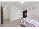 Comfortable bedroom with carpet, closet, and window at 6116 Golden Saddle St, Las Vegas, NV 89130