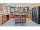Beautiful kitchen with a center island, stainless steel appliances, and plenty of counter space at 6116 Golden Saddle St, Las Vegas, NV 89130