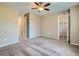 Carpeted bedroom with neutral paint and adjoining closet at 8065 Starling View Ct, Las Vegas, NV 89166