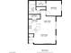Floor plan of the home layout showing the dimensions of each room at 8600 W Charleston Blvd # 2190, Las Vegas, NV 89117