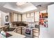 Functional kitchen with ample counter space, white cabinets, and essential appliances at 8600 W Charleston Blvd # 2190, Las Vegas, NV 89117