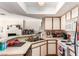Practical kitchen design with a view into the living room, featuring essential appliances at 8600 W Charleston Blvd # 2190, Las Vegas, NV 89117