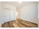 Bright bedroom featuring hardwood flooring, natural light and a closet at 965 Nevada State Dr # 8202, Henderson, NV 89002