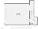 Floorplan showing the garage dimensions of 26'9