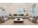 Well-lit living room featuring modern furnishings and neutral tones to create an inviting space at 965 Nevada State Dr # 8202, Henderson, NV 89002