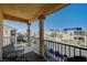 Spacious outdoor balcony with seating and neighborhood views at 971 Sable Chase Pl, Henderson, NV 89011
