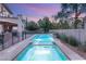Backyard swimming pool and spa, perfect for relaxation and entertainment at 10412 Mansion Hills Ave, Las Vegas, NV 89144