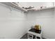 Storage space in walk-in closet is clean with room for organizing at 10604 Sariah Skye Ave, Las Vegas, NV 89166