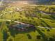 Aerial view of community park with walking paths at 1163 Meadow Sparrow Pl, Henderson, NV 89011