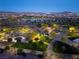 Community aerial view showcasing lake, park and recreational zones at 1163 Meadow Sparrow Pl, Henderson, NV 89011