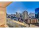 Balcony view of Las Vegas strip, highlighting skyline and nearby attractions at 145 E Harmon Ave # 2021, Las Vegas, NV 89109