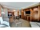 Bright and airy living room featuring a cozy seating area and a built-in entertainment unit at 145 E Harmon Ave # 2021, Las Vegas, NV 89109