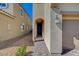 Entryway with a paver walkway leading to the front door at 3164 Bormida Ave, Henderson, NV 89044