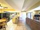 View of living and kitchen area with neutral colors and updated appliances at 3740 Desert Marina Dr # 3, Laughlin, NV 89029
