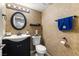 Cozy bathroom featuring decorative mirror and vanity at 4322 Satinwood Dr, Las Vegas, NV 89147