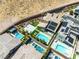 A desert community home with pool, sport court, and desert landscape with privacy wall at 7222 Pulsar Mesa Ct, Las Vegas, NV 89148