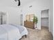 Bright main bedroom with a walk-in closet, modern dresser, and serene atmosphere at 7222 Pulsar Mesa Ct, Las Vegas, NV 89148