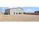 A large, flat and open backyard with block wall surrounding the property at 8591 Cloudy Dawn Way, Las Vegas, NV 89113