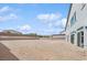 A large, flat and open backyard with block wall surrounding the property at 8591 Cloudy Dawn Way, Las Vegas, NV 89113