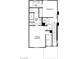 Detailed third-floor floorplan featuring bedrooms, bathrooms, a laundry room, and linen closets at 9233 Soho Sky Ct, Las Vegas, NV 89148