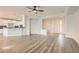 Open living space with access to the kitchen and a double-door entrance at 10235 Tresor Ct, Las Vegas, NV 89135
