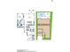 Detailed floorplan showcasing the layout of the home, including bedrooms, bathrooms, pool and living areas at 13 Porto Malaga St, Henderson, NV 89011