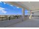 Expansive balcony with sleek railings and panoramic views of the neighborhood at 180 Native Stone St, Las Vegas, NV 89138