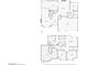 Detailed floor plan showing the layout of the home's first and second floors with labeled rooms and dimensions at 2232 Barchetta Dr, Las Vegas, NV 89134