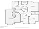 Detailed second floor plan showing the layout of the home's upper level with labeled rooms and dimensions at 2232 Barchetta Dr, Las Vegas, NV 89134