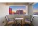 Relax on your private balcony with table, chairs and amazing views of the Strip's iconic hotels at sunset at 2700 Las Vegas Blvd # 1301, Las Vegas, NV 89109
