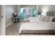 Bright bedroom features twin beds, modern desk, and a balcony with city views at 2700 Las Vegas Blvd # 1301, Las Vegas, NV 89109