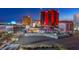 Breathtaking city view at dusk, showcasing iconic Las Vegas hotels and casinos along the vibrant skyline at 2700 Las Vegas Blvd # 1301, Las Vegas, NV 89109