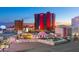 Dynamic Las Vegas cityscape featuring the iconic Circus Circus Hotel and other famous casinos, perfect for entertainment enthusiasts at 2700 Las Vegas Blvd # 1301, Las Vegas, NV 89109