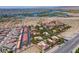 An aerial perspective of townhouses showcases the proximity to a waterway at 3740 Desert Marina Dr # 7, Laughlin, NV 89029