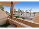 Relaxing balcony space with palm trees, perfect for outdoor enjoyment at 3740 Desert Marina Dr # 7, Laughlin, NV 89029
