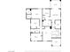 Second floor plan displaying bedrooms, bathrooms, laundry, and balconies at 3909 Grazing Gazelle Ave, North Las Vegas, NV 89084