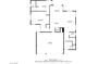 First floor plan exhibiting open layout from living room through kitchen, with garage and pantry at 3909 Grazing Gazelle Ave, North Las Vegas, NV 89084