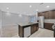 Bright kitchen with granite counters, stainless steel appliances, and a center island at 502 Sonoma Range St, Las Vegas, NV 89138