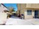 View of the backyard with a concrete patio and yard at 5517 Rose Thicket St, Las Vegas, NV 89130