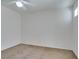 Empty bedroom featuring carpet flooring and a ceiling fan at 5855 Valley Dr # 2020, North Las Vegas, NV 89031